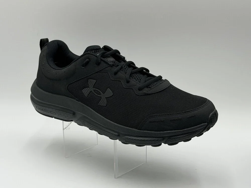 Under Armour Charged Assert Mens 15 Black Running Sneakers 3026175-004